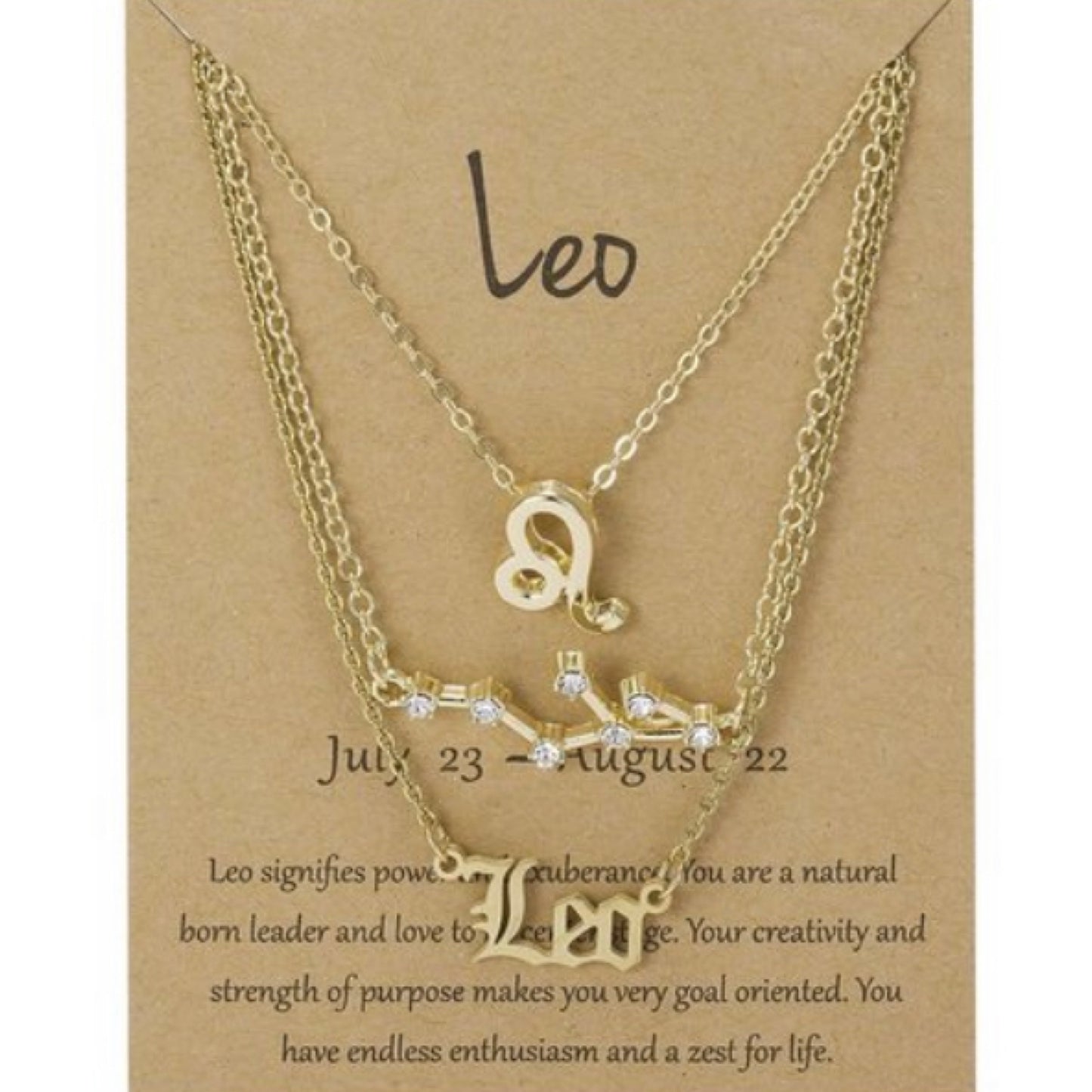 Layered Zodiac Necklaces