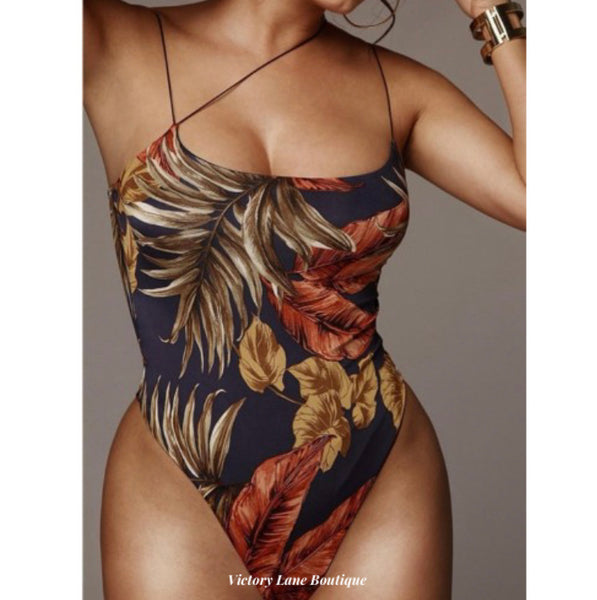 “Charlene” Strappy One Piece Swimsuit